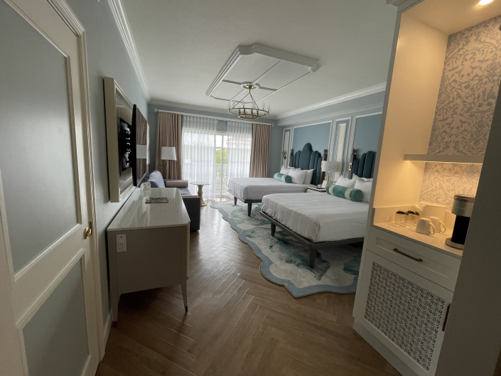 Grand Floridian Renovated Bedroom