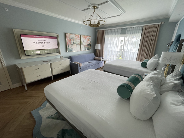 Grand Floridian Renovated Bedroom